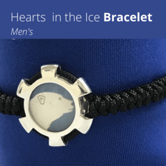 Heart in the Ice Bracelet Mens